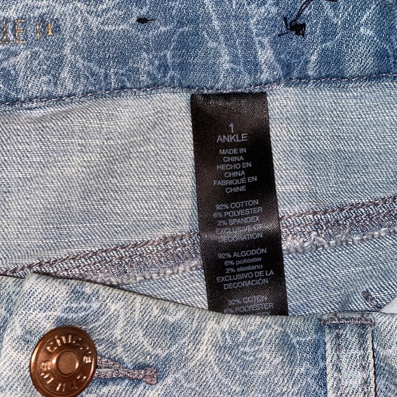 Chico’s The So Sliming Ankle jeans size 1 - Picture 7 of 7